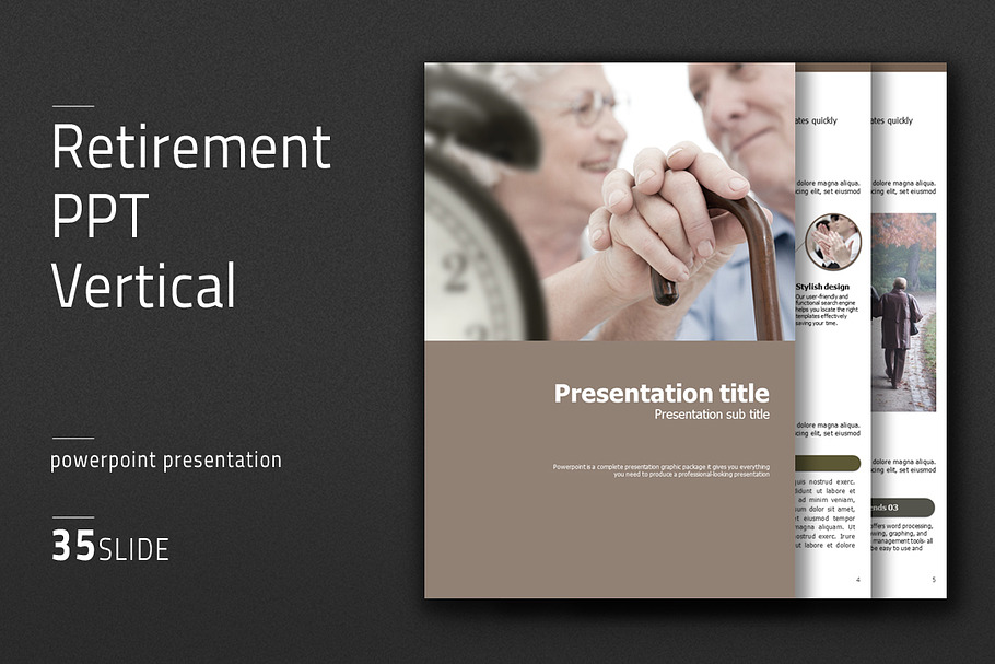 Retirement PPT Vertical in PowerPoint Templates - product preview 8