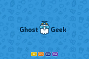 Ghost Geek Logo Template