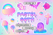 PASTEL GOTH, patches & patterns