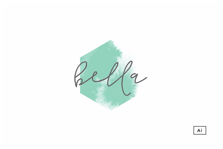 Bella Hexagon Logo Template