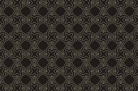 Stylish geometric seamless patterns in Patterns - product preview 2