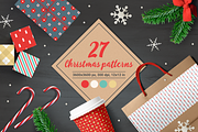 27 Christmas Seamless Patterns