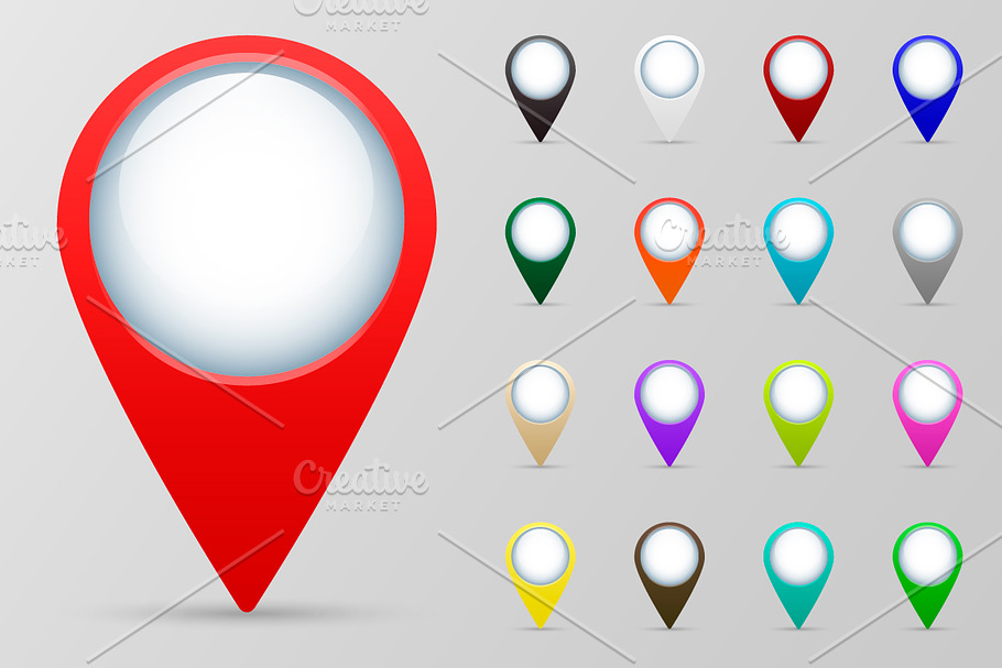 Map pointers. Vector set.  in Objects - product preview 8