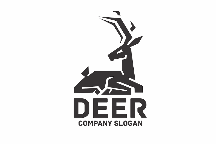 Deer in Logo Templates - product preview 8