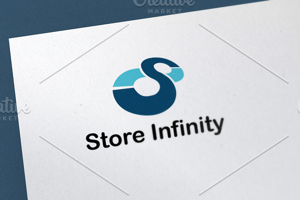 Store Infinity Logo Template