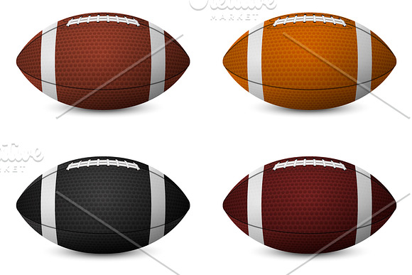 Football illustrations. in Objects - product preview 1