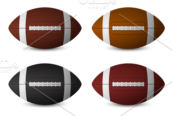 Football illustrations. in Objects - product preview 2