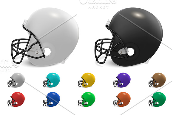 Football illustrations. in Objects - product preview 5