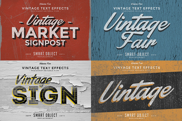 Vintage Text Effects Vol.5 in Add-Ons - product preview 1