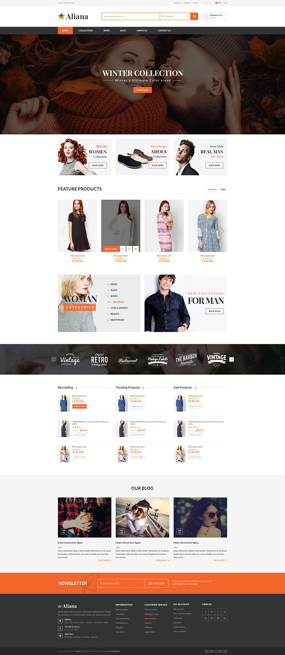 MGS Aliana - M2 multipurpose theme in Magento Themes - product preview 1