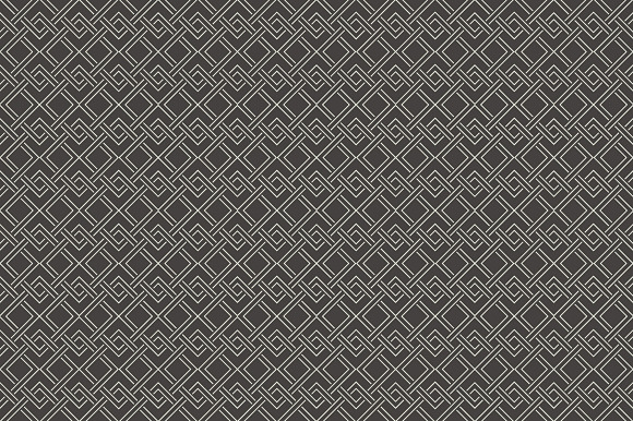 Stylish geometric seamless patterns in Patterns - product preview 1