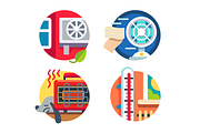 Climate control icons