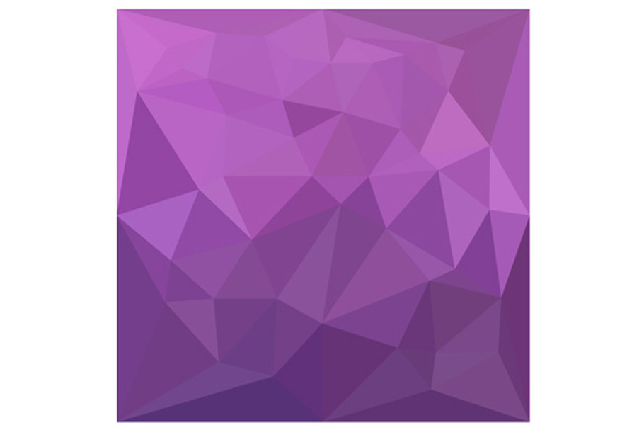 Plum Purple Abstract Low Polygon 