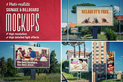4 Signage & Billboards mockups
