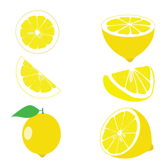 Set of compositions of lemon in Objects - product preview 3