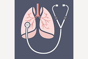 Stethoscope lungs Icon