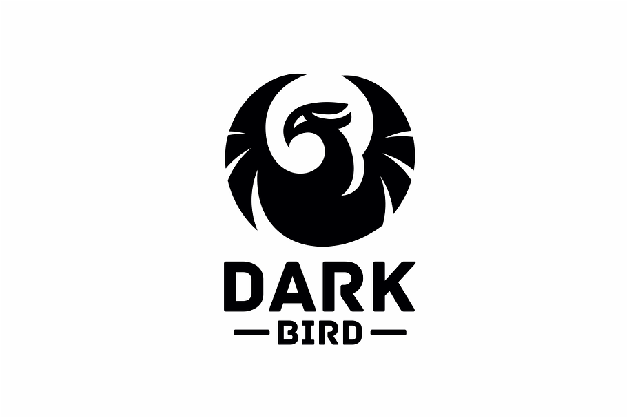 Dark Bird  in Logo Templates - product preview 8