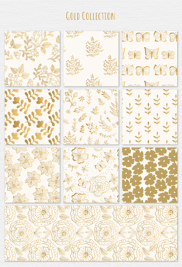 30 Botanic Seamless Patterns in Patterns - product preview 1