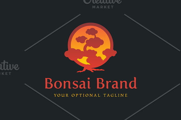 Bonsai Tree Logo in Logo Templates - product preview 1