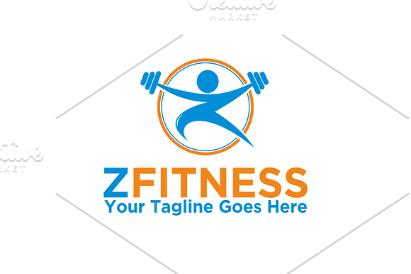 Fitness | Letter Z | logo Template in Logo Templates - product preview 2