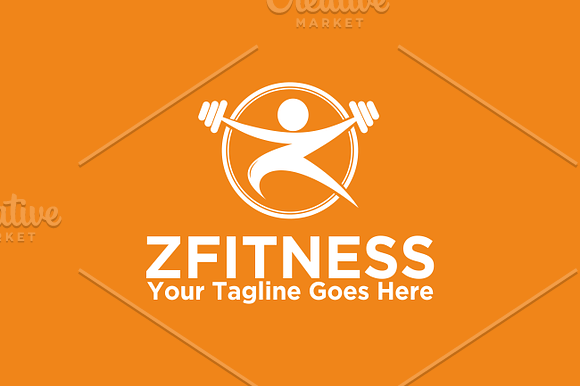 Fitness | Letter Z | logo Template in Logo Templates - product preview 3