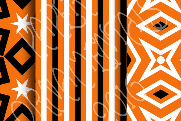 Digital Paper Halloween Set 2 in Patterns - product preview 2