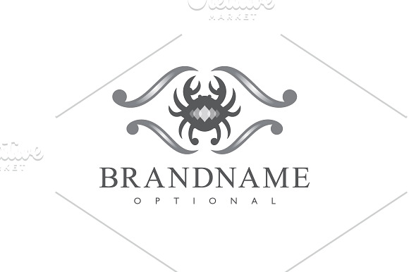 Manna Crab Logo in Logo Templates - product preview 2
