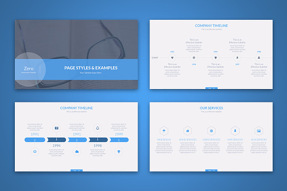 Zero Business Keynote Template in Keynote Templates - product preview 2