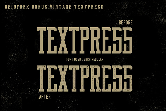 Reidfork & Bonus + Textpress in Display Fonts - product preview 4