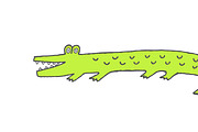 Crocodile sketch