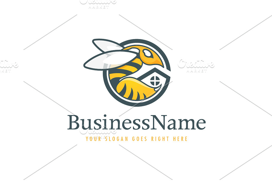Hornet Real Estate Logo in Logo Templates - product preview 8