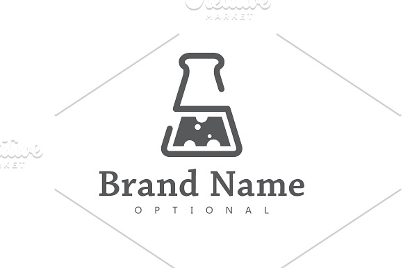 SM Lab Flask Logo in Logo Templates - product preview 2
