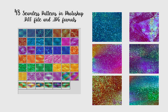 Oh So Iridescent Shimmer Foils in Photoshop Layer Styles - product preview 5