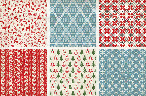 Retro Christmas Labels vol.2 in Templates - product preview 3