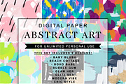 Abstract Art Watercolor Bundle