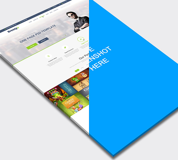 Isometric Screen Mock-Up 01 in Mobile & Web Mockups - product preview 3