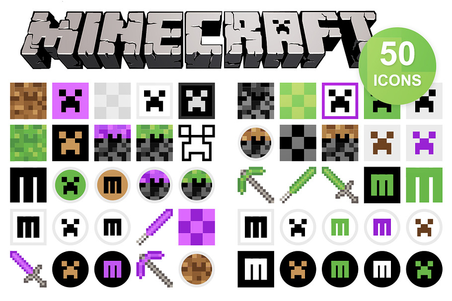 50 Minecraft Icons in Icons - product preview 8