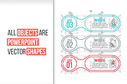 Linear elements for infographic v.19