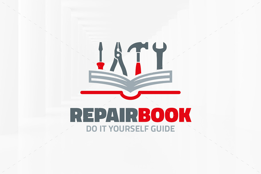 Repair Book Logo Template