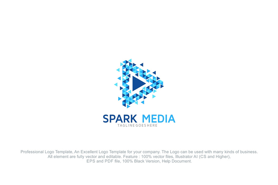 Spark Media in Logo Templates - product preview 8