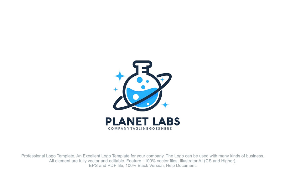 Space Planet Labs in Logo Templates - product preview 8