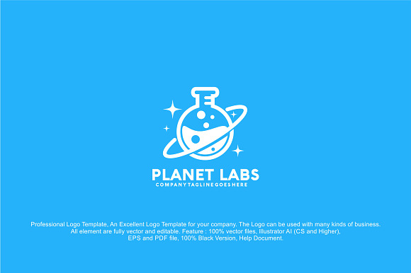 Space Planet Labs in Logo Templates - product preview 1