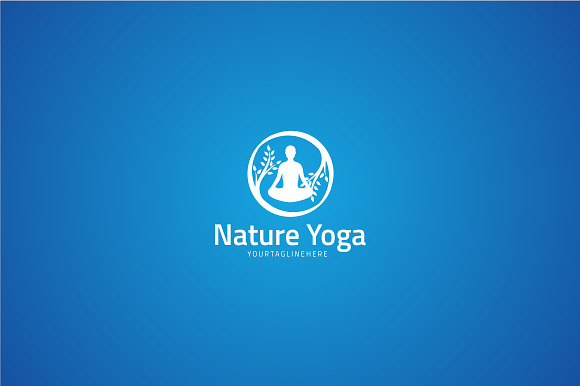 Nature Yoga in Logo Templates - product preview 2
