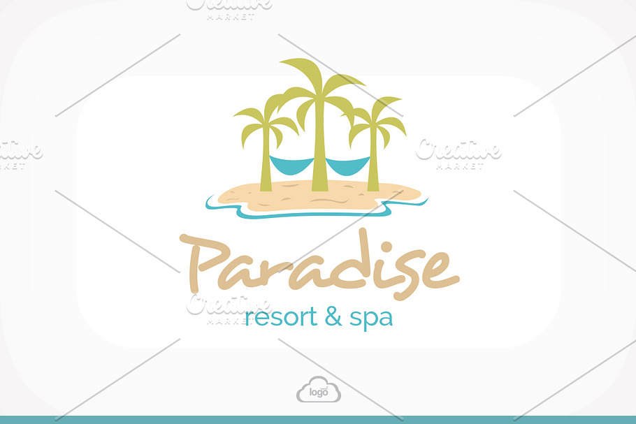 Paradise Resort & Spa Logo in Logo Templates - product preview 8