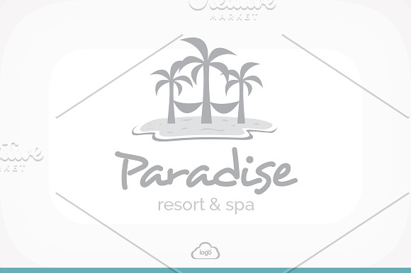 Paradise Resort & Spa Logo in Logo Templates - product preview 2