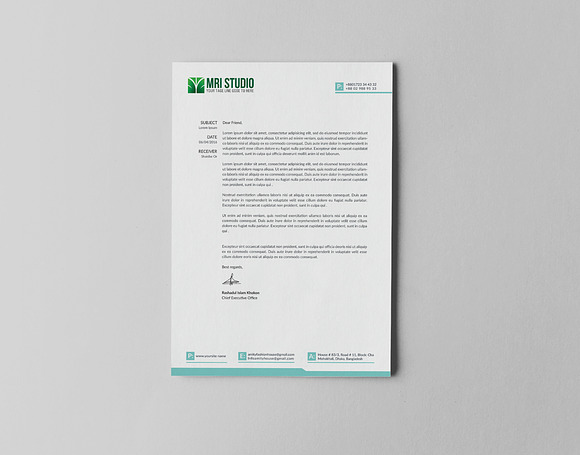 Corporate Letterhead in Stationery Templates - product preview 6