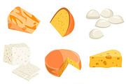 Cheese types. 