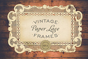 Antique Paper Lace Frames No. 3