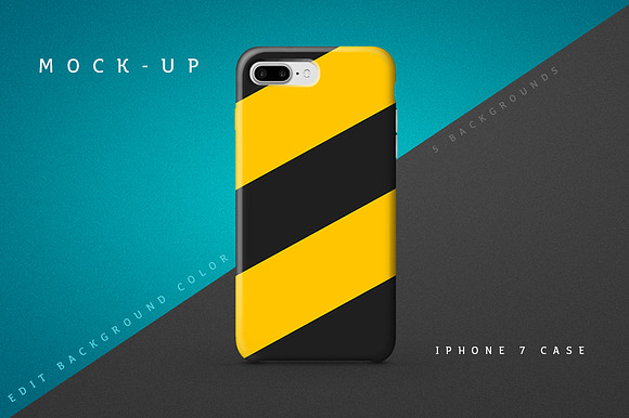 Case Phone 7  Mockup in Product Mockups - product preview 2