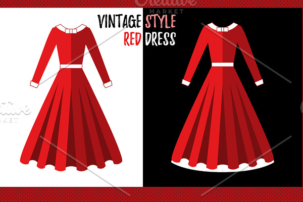 Long Red Dress